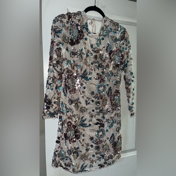 Anthropologie sequin mini dress NWT
